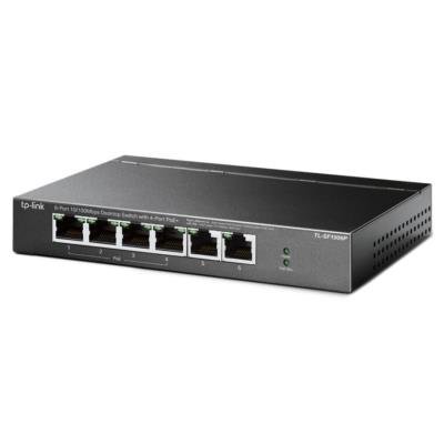 TP-Link TL-SF1006P/ 6-port PoE switch / 4x PoE+