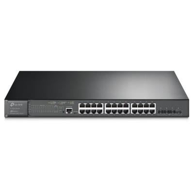 TP-Link TL-SG3428XMP - JetStream 24-Port PoE+ Gigabit L2+ Managed Switch/ 4x 10 Gigabit SFP+ Slots