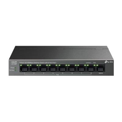 TP-Link LS109P Switch 1x LAN, 8x LAN with PoE+, 63W