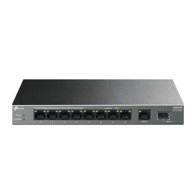 TP-Link LS1210GP Switch 1x GLAN, 8x GLAN with PoE+, 1x SFP, 61W