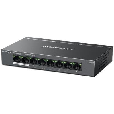 TP-Link Mercusys MS108GP Switch 8-Port, 7× Gigabit PoE+, 1× GLAN, 802.3af/at, 65 W