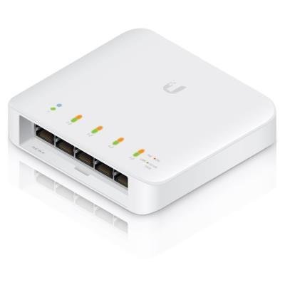 Ubiquiti UniFi Switch Flex - 5x GbE, 1x PoE PoE++ In, 4x PoE Out, outdoor