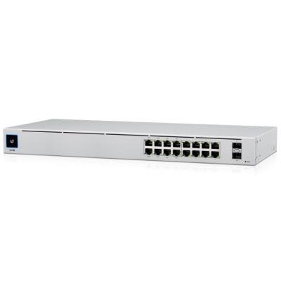 Ubiquiti UniFi Switch 16 PoE - 16x GbE, 2x SFP, 8x PoE+ (PoE budget 42W)