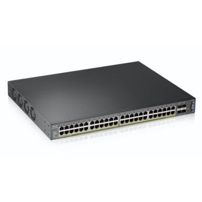 ZyXEL XGS2210-52HP / 52-port / Managed Layer2+ / Gigabit Ethernet switch / 48x GLAN + + 4x 10GbE SFP+ ports / PoE 802.3a