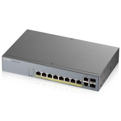 Zyxel GS1350-12HP 12 Port smart managed CCTV PoE switch, long range, 130W, 10x GbE, 2x SFP