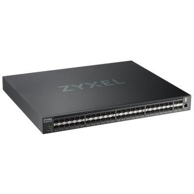 ZyXEL XGS4600-52F L3 Managed Switch, 48 port Gig SFP and 4x 10G SFP+, stackable, dual PSU