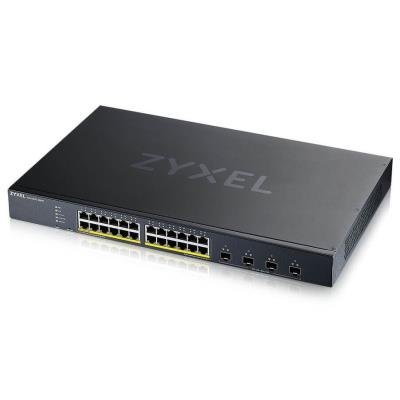 Zyxel XGS1935-28HP, 28 Port Lite-L3, Managed PoE Switch, 24x Gigabit PoE, 4x 10G SFP+, 375 Watt PoE