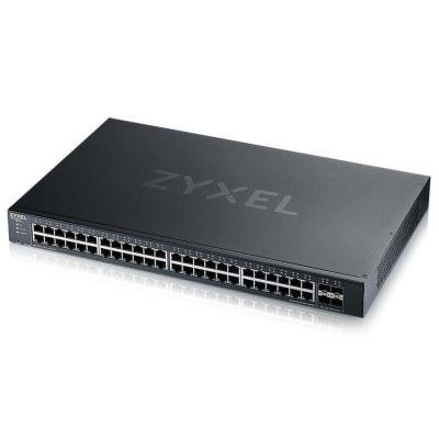 Zyxel XGS1935-52, 52 Port Lite-L3  Managed Switch, 48x Gigabit, 4x 10G SFP+, hybrid mode, standalone or NebulaFlex