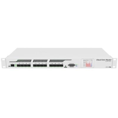 Mikrotik Cloud Core Router CCR1016-12S-1S+/ 2GB RAM/ 12x SFP/ 1x SFP+/ L6/ Rack mount 1U/ dual PSU/ dotykový LCD panel