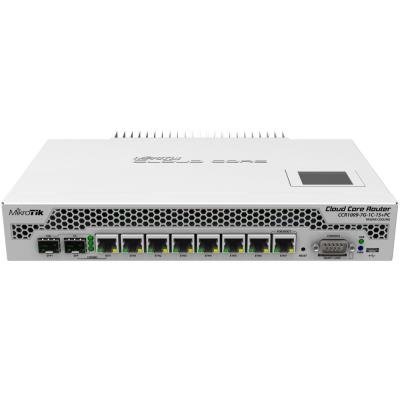 Mikrotik CloudCoreRouter CCR1009-7G-1C-1S+PC, 1000MHz CPU, 2GB RAM, 7x LAN/SFP, 1x SFP, 1xSFP+, 1x microUSB, vč. L6 lice