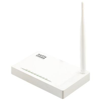 NETIS WF2411E  AP/ Router / 150Mbps/ 4x LAN / 1x WAN / 802.11b/g/n / 2.4GHz / 1x 5dB fix antenna