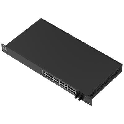 Teltonika SWM282 manažovaný switch, 24x GbE (24x PoE+), 4x SFP, L2+, 19" rack