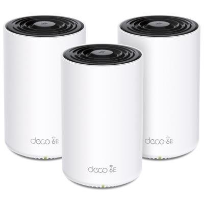 TP-Link Deco XE75(3-pack) Mesh system AXE5400, WiFi 6E, 3x GLAN, / 574Mbps 2,4GHz/ 2402Mbps 5GHz/ 2402 6GHz