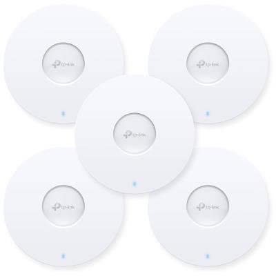 TP-Link EAP613(5-pack) Ceiling AP WiFi 6, 1x GLan, 2.4 and 5 GHz, AX1800, without PoE adapter, Omada SDN