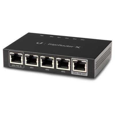 Ubiquiti EdgeRouter X - 5x Gbit RJ45 port, PoE In/PoE Out