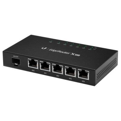 Ubiquiti EdgeRouter X SFP - 5x GbE port, 1x SFP port, 5x PoE 24V (PoE budget 50W)