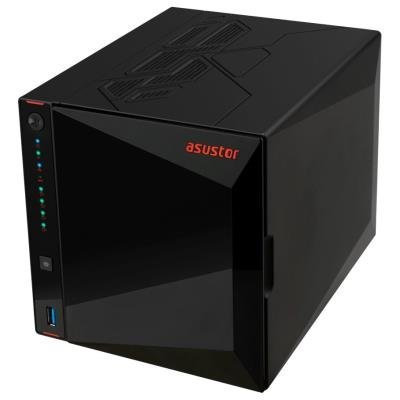 Asustor Nimbustor 4 Gen2  AS5404T 4 Bay NAS, Quad-Core 2.0GHz CPU, Dual 2.5GbE Ports, 4GB DDR4, 4x M.2 SSD Slots