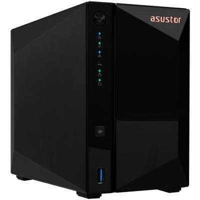 Asustor NAS AS3302T v2   2x 3,5" SATA,Realtek RTD1619B 1.7GHz, 2GB, 2.5GbE x1, USB3.2 Gen1 x3, WOW (Wake on WAN)