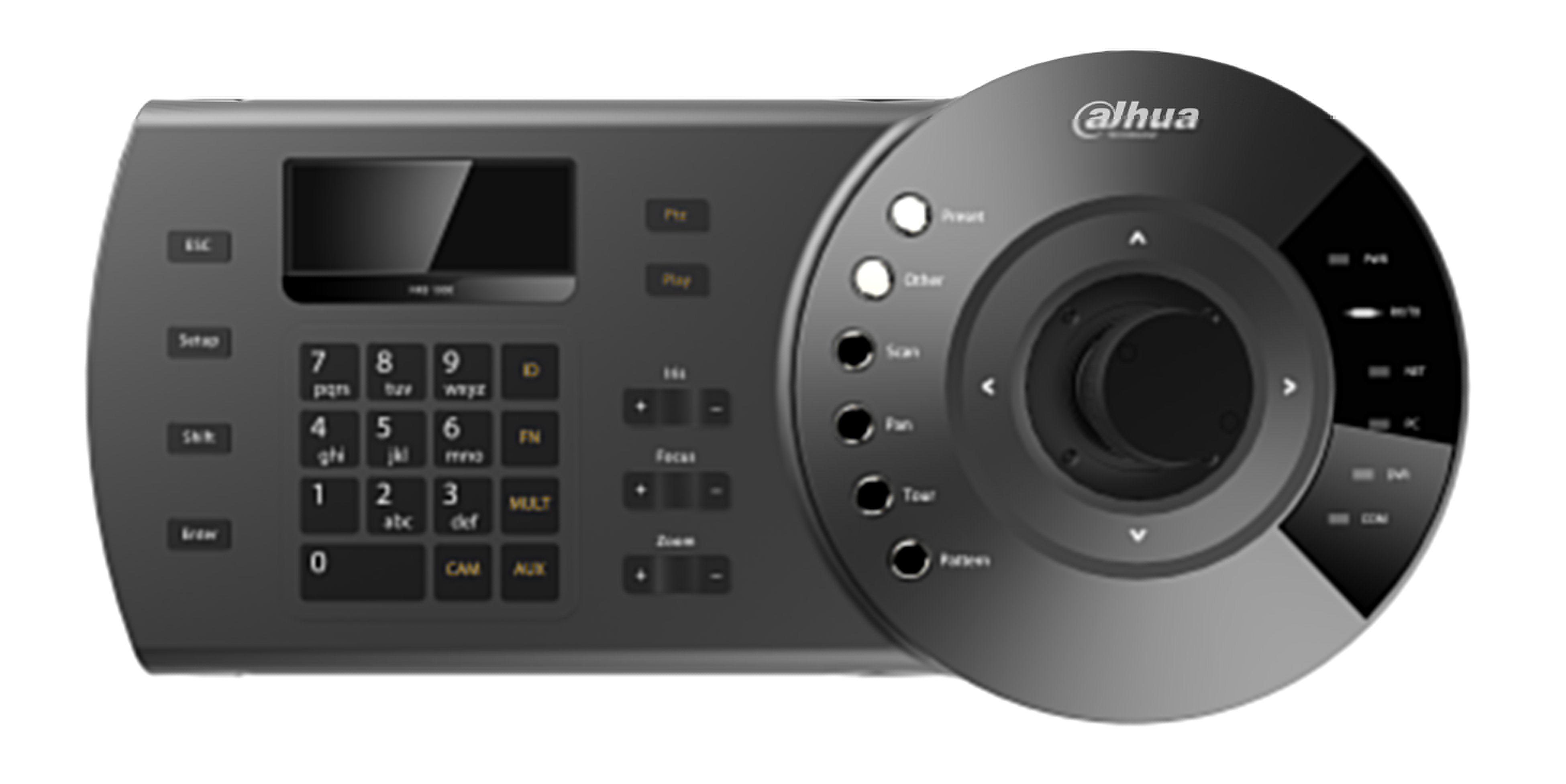 ROZBALENÉ - Ovládací klávesnice s joystickem 3D, USB - připojení ke smartPSS, RJ-45, RS232, RS485, RS422