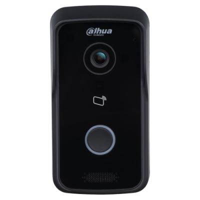 Dahua Dveřní stanice IP/ 1x zvonek/ 1Mpix 105st/ RFID 13,56MHz/ Ethernet+WiFi/ PoE 802.3af/ IP65/ plast/povrchová montáž