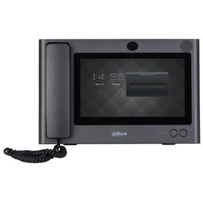 Dahua Recepční monitor IP/ touch 10" 1024x600/ HDMI-out/ Ethernet/ DC12V/ paměť/ CZ menu/ černý