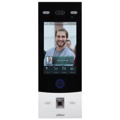 Dahua Dveřní stanice IP/ 8" LCD 1280x800/ 2Mpix 88st WDR/ IP66/ DC12V/ RFID, Code, Face, Finger, app