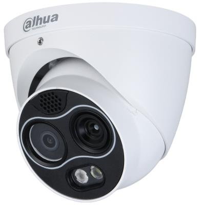 Dahua termální duální IPC 256x192 f=3.5mm (51st)/ vizuál 4Mpix 4mm (71st)/ IR30m/ turret/ detekce ohně/ měření teploty