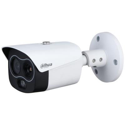 Dahua termální duální IPC 256x192 f=10mm(17st)/ vizuál 4Mpix 12mm(22st)/ IR30m/ bullet/ detekce ohně/ měření teploty
