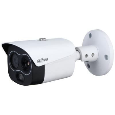 Dahua termální duální IPC 256x192 f=7mm (24st)/ vizuál 4Mpix 8mm (33st)/ IR30m/ bullet/ detekce ohně/ měření teploty