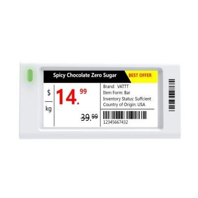 Dahua ESL-E4021A-N elektronický štítek/ 2,13" 250x122/ 70 × 34,5 × 12,1mm/ 4 barvy/ NFC
