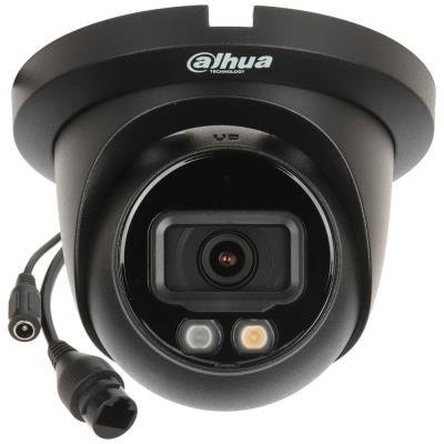 Dahua IPC Entry 4Mpix 30fps FullColor/ turret/ 2,8mm (94st)/ WDR/ IR+white 30m/ mikrofon/ detekce osob/ černá