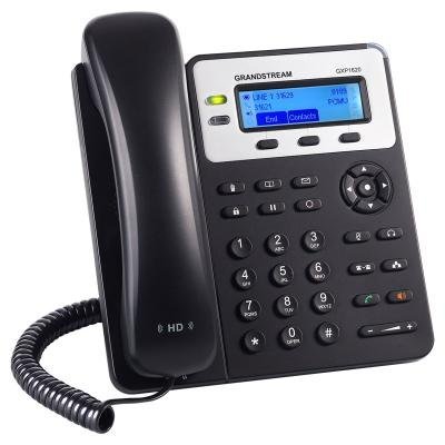 Grandstream GXP-1620/ VoIP telefon/ LCD display/ 2x SIP/ 2x LAN/ SRTP/ TLS/ 3 prog. tlačítka/