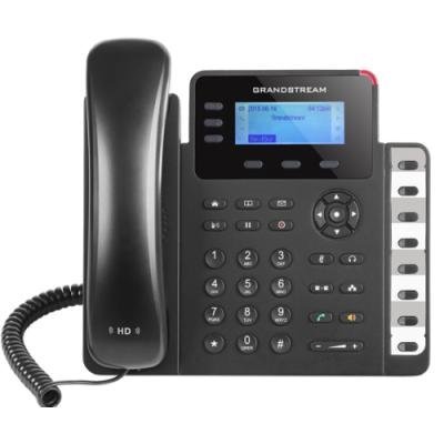 Grandstream GXP1628 VoIP telefon - 2x SIP účet, HD audio, 3 prog.tl.+8 předvoleb, switch 2xLAN 1000Mbps, PoE