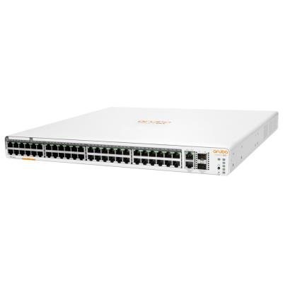 HPE Aruba Instant On 1960 48G PoE (40p Class4 + 8p Class6) 2XGT 2SFP+ 600W Switch