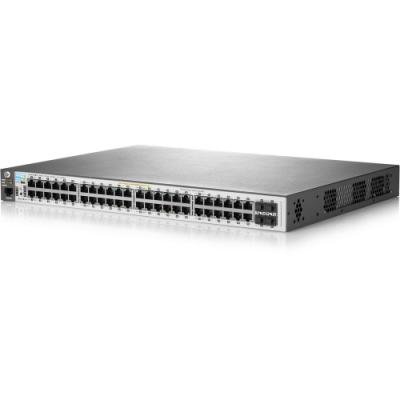 HP Aruba Switch 2530-48G-PoE+ Switch 48 x 10/100/1000 + 4 x 10G SFP+, L2/L3 SNMP management, montáž do racku