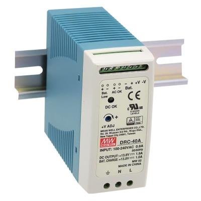 MEANWELL DRC-40A | AC-DC Industrial DIN rail with UPS function