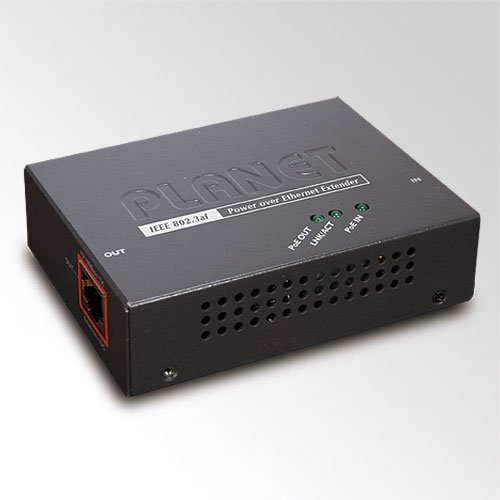 ROZBALENÉ - POE-E101, PoE ethernet extender 10/100Mb, IEEE802.3af, 15W