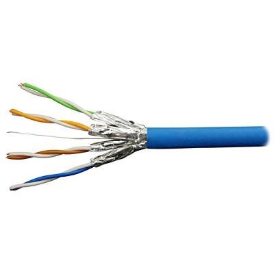 PLANET kabel FTP, drát, Cat 6A, 4p, 500MHz, LS0H, stíněný každý pár, Planet Elite, modrý, Dca (balení 500m)