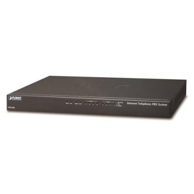 Planet IPX-2500, IP PBX, SIP Proxy, 2x slot pro moduly,IVR, 500/80 uživatelů, DID, BLF, FAX, Skype-SIP, VPN, CZ