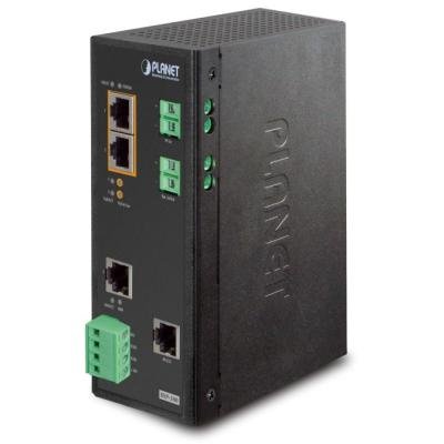 Planet BSP-300 solární PoE jednotka, 3x 1000Base-T (2x PoE 802.3at), PV vstup 45-60V/15A, 24V/2A výstup