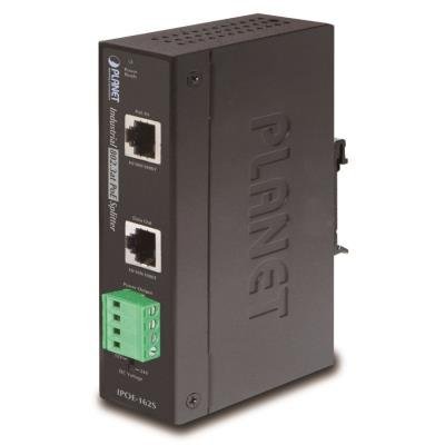 IPOE-162S, PoE splitter, IEEE802.3at, výstup 12V/24V DC, DIN, IP30, -40~75 st.C