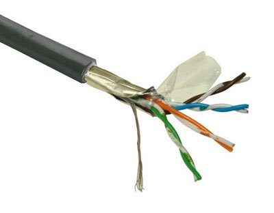 ROZBALENÉ - Kabel FTP, drát, 4pár, Cat 5e, PE venkovní, Planet Elite, Dca (balení 305m)