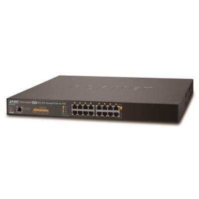 Planet UPOE-800G Ultra PoE+ injektor, 8 portů, Gigabit, 802.3bt <400W (90W/port), scheduler+watchdog