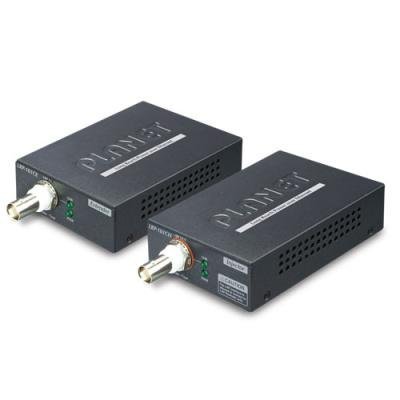 Planet LRP-101C-KIT, COAX PoE extender 10/100Base-TX, 802.3at-30W,EFT+ESD, dosah 1km, -20 až 70°C