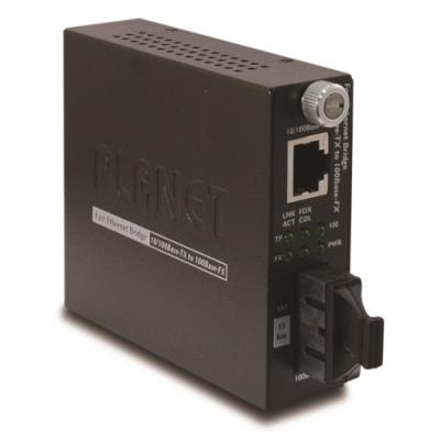 Planet FST-802S15 konvertor smart, 10/100Base-TX/FX SC, 15km