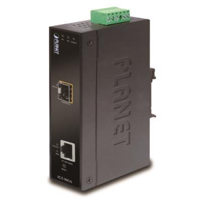 Planet IGT-905A průsmyslový smart konvertor 1x 1000Base-T,1x SFP port, Web, SNMP, VLAN, shaper, filter