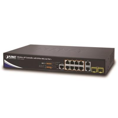 WAPC-1232HP, WLAN kontrolér pro 32x AP, 10x LAN/8x POE, 2x SFP, Web/SNMP, L2/L3, VLAN, ACL, IGMP