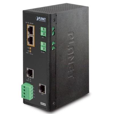 ROZBALENÉ - BSP-300 solární PoE jednotka, 3x 1000Base-T (2x PoE 802.3at), PV vstup 45-60V/15A, 24V/2A výstup - v