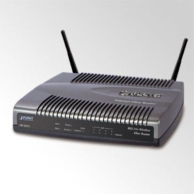 PLANET FRT-401NS15, FTTH Ethernet router 1x 100Base-FX SC Smode(15km) WAN,4x LAN,WiFi 802.11n,Firewall,WISP