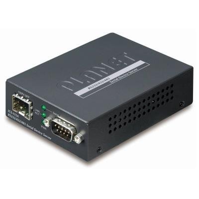 PLANET konvertor RS-232/422/485 na IP, 1x COM, 100Mb SFP, -10~+60°C, SNMP+Telnet